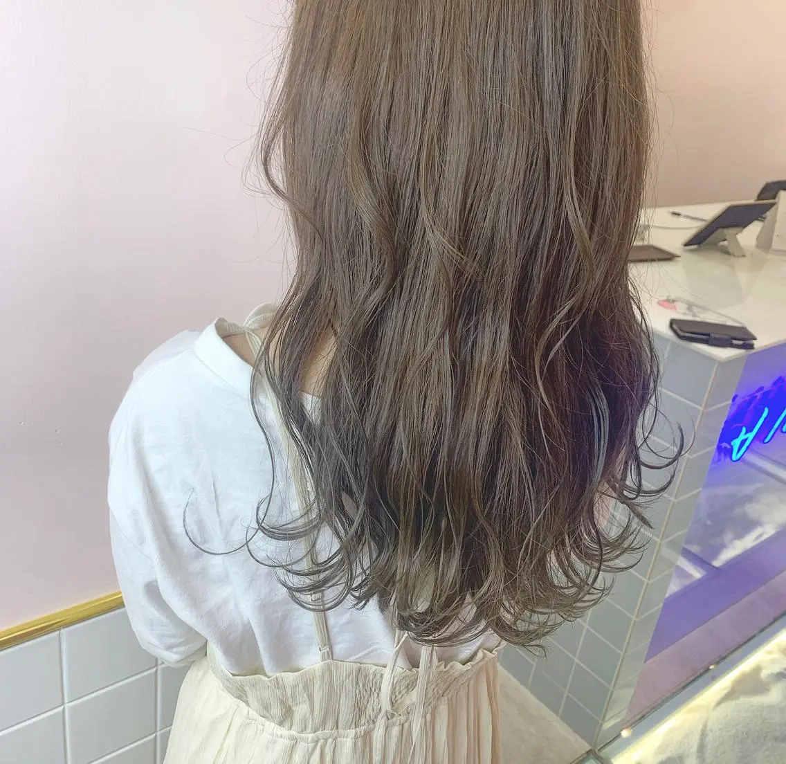 ミディアム カラー カット ヘアカラー トリートメント ヘアセット 🫧tatsuki 🫧“lot 横浜“のヘアスタイル
