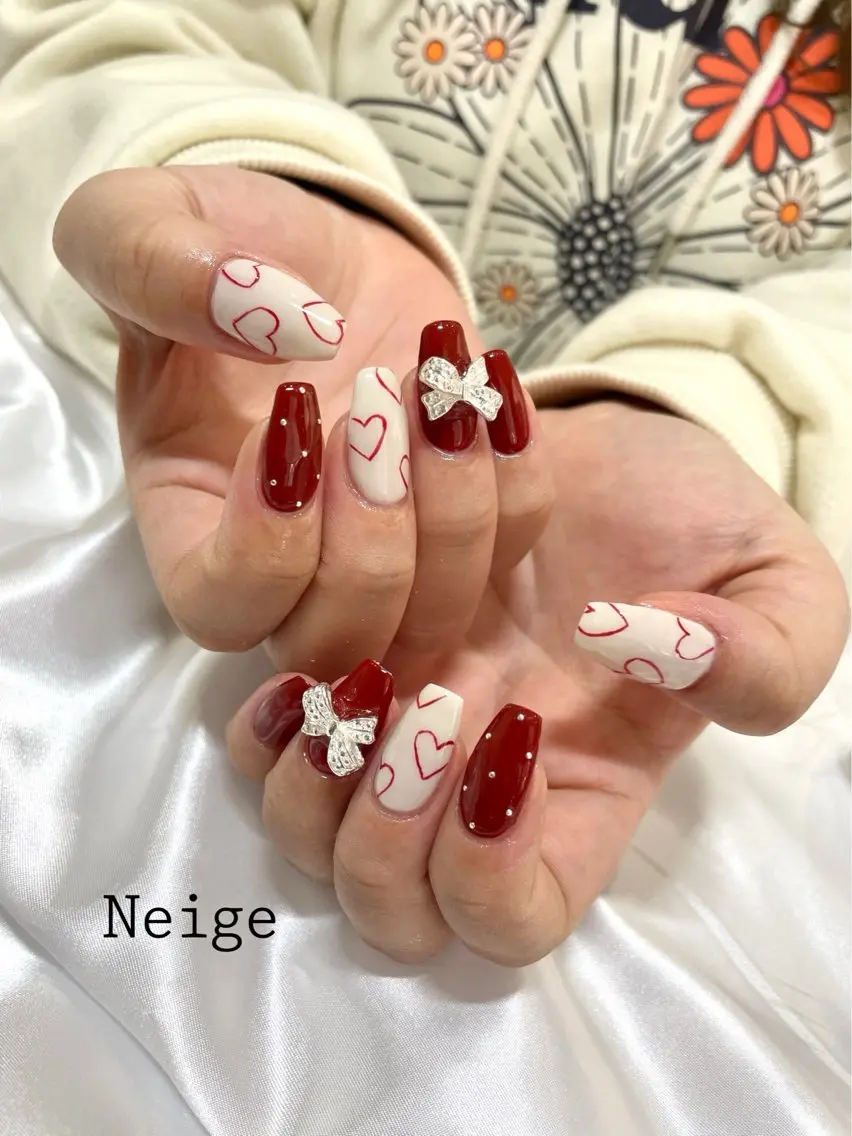 ネイル ハンドネイル Neige‪𓂃ai ＊梅津 / 松尾のネイルデザイン