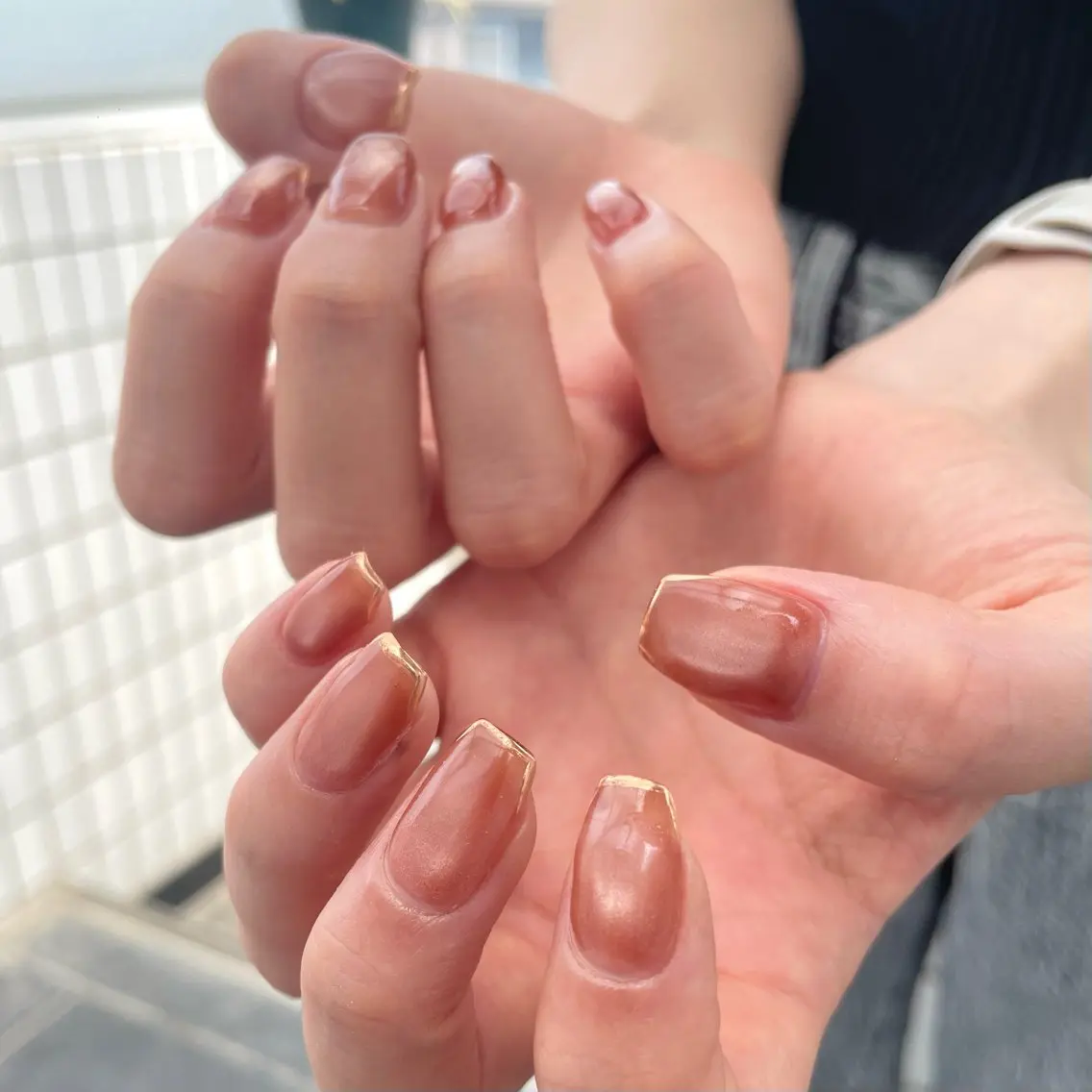 ネイル ジェルネイル マグネットネイル ミラーネイル Nail ヌシん家 AKANEのネイルデザイン