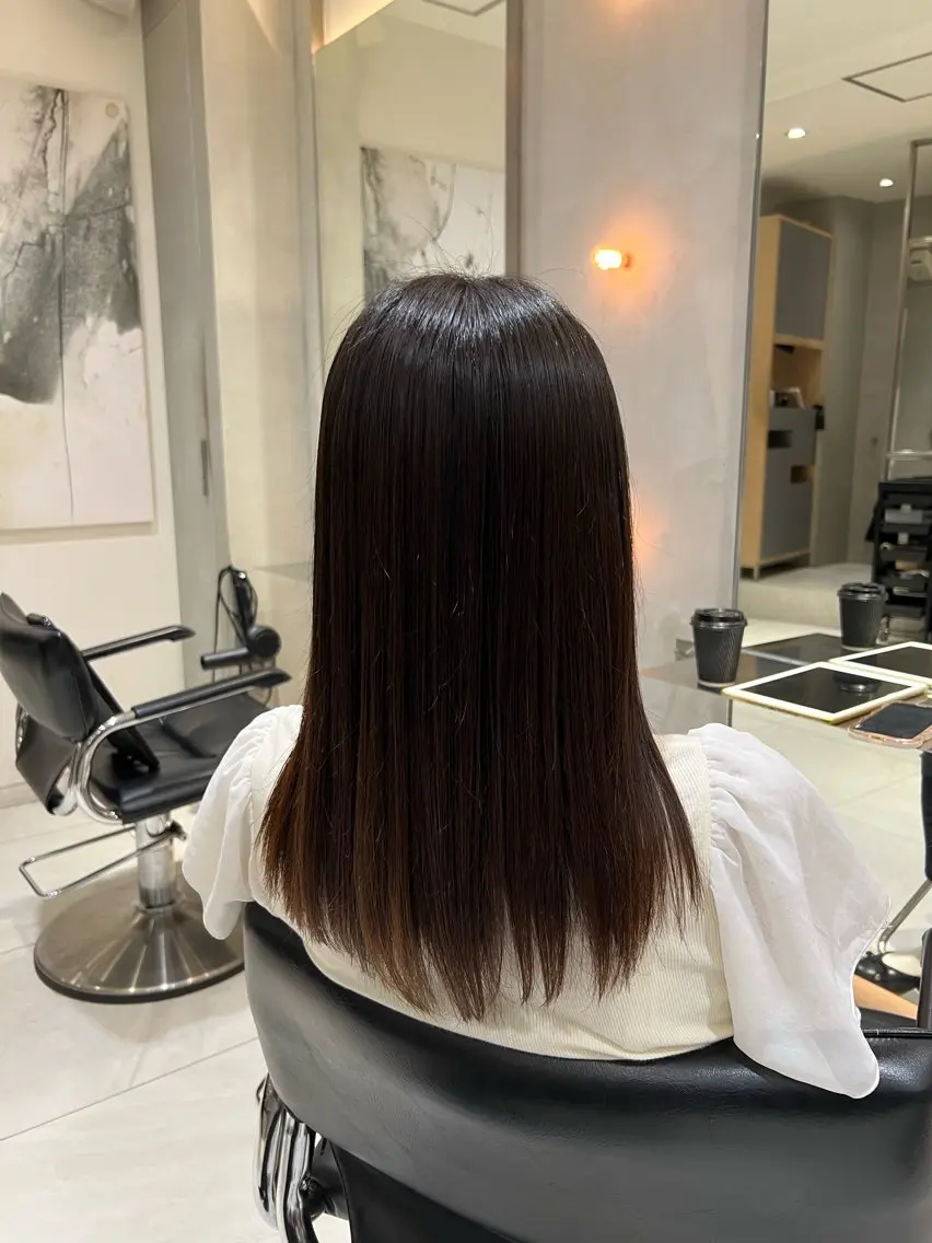 ロング 縮毛矯正 トリートメント ヘッドスパ ヘアセット ショートカット 🦎Raitoのヘアスタイル
