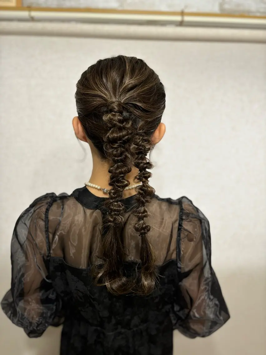 ヘアアレンジ ヘアセット hair salon【クラン】のヘアスタイル