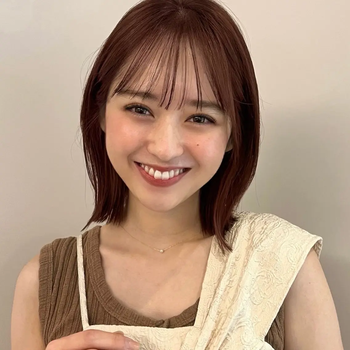 ミディアム カット ヘアカラー ボブ限定🎀 エミリのヘアスタイル