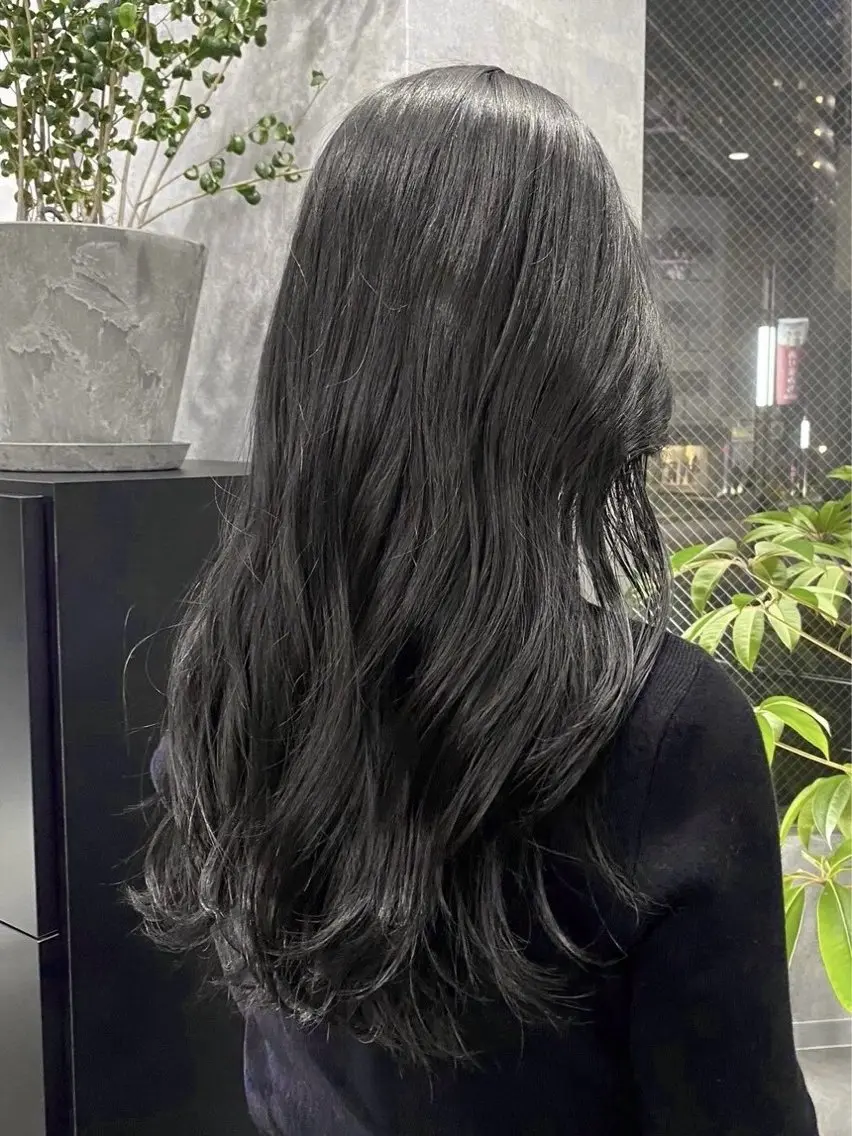 カラー 透明感カラー ヘアカラー ゆあ/ パーソナルカラー診断のヘアスタイル