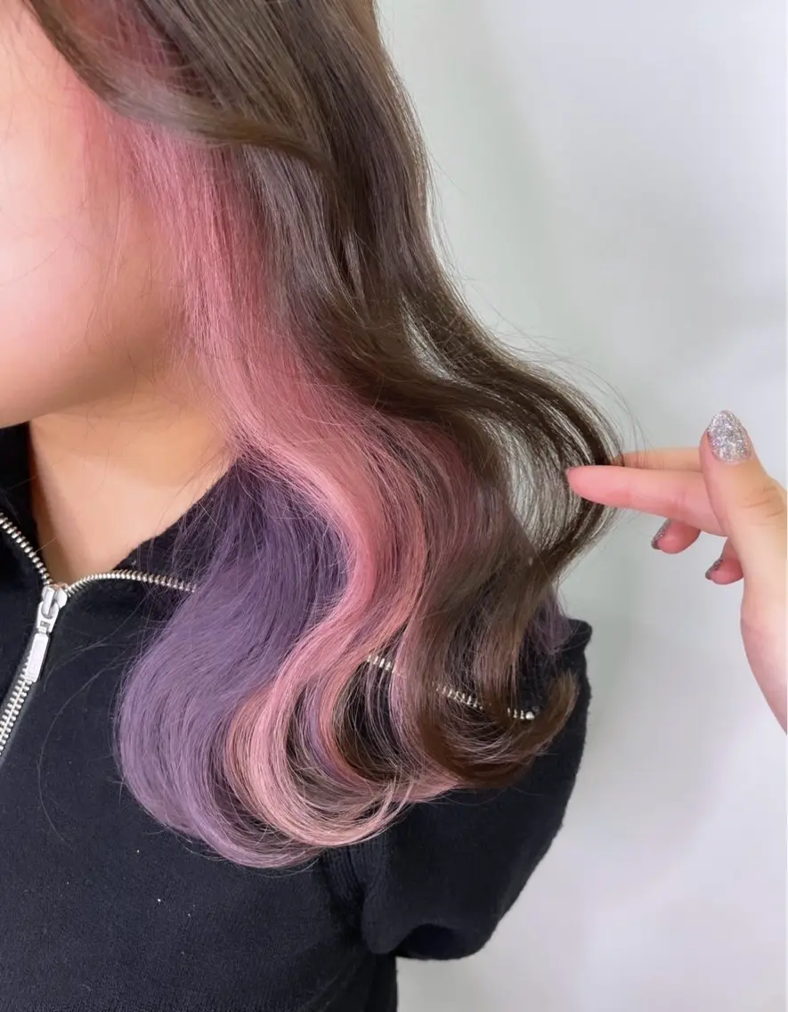 ミディアム カラー ブリーチ Ayame / ハイトーンカラーのヘアスタイル