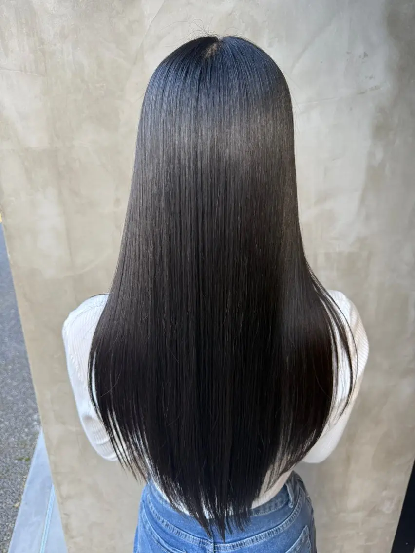 ロング 縮毛矯正 トリートメント Sol plusのヘアスタイル