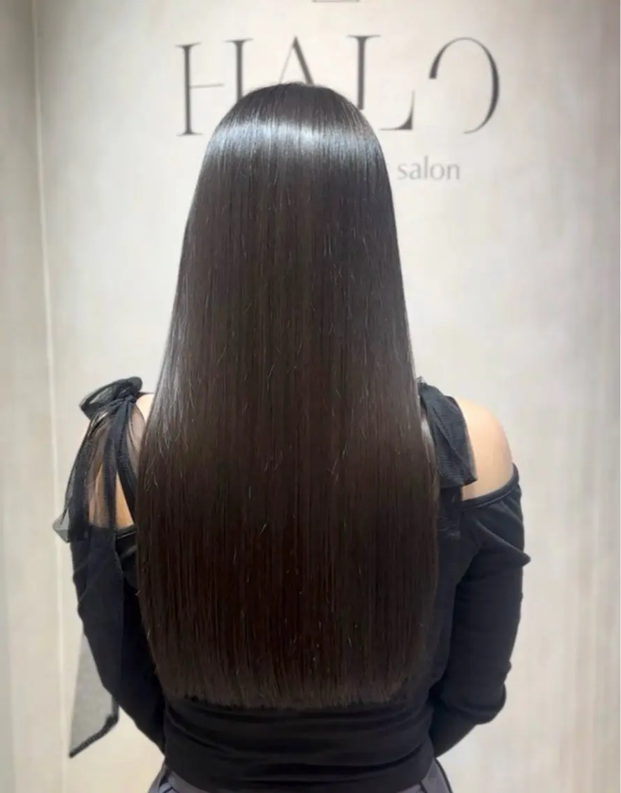 ロング 髪質改善 トリートメント HALO treatmentのヘアスタイル
