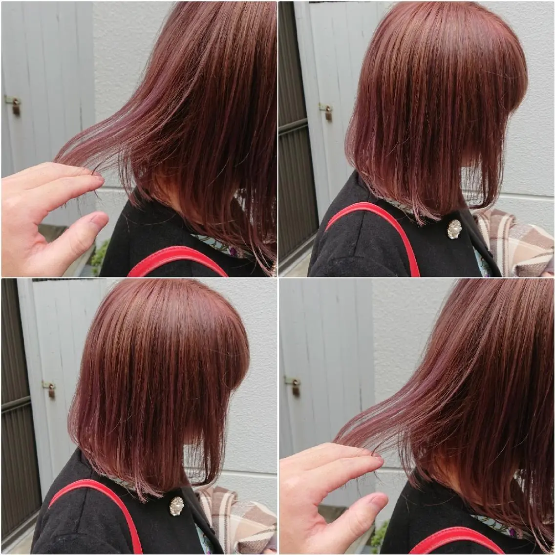 カラー ショート ピンクカラー ヘアカラー トリートメント 原田 祥彰のヘアスタイル