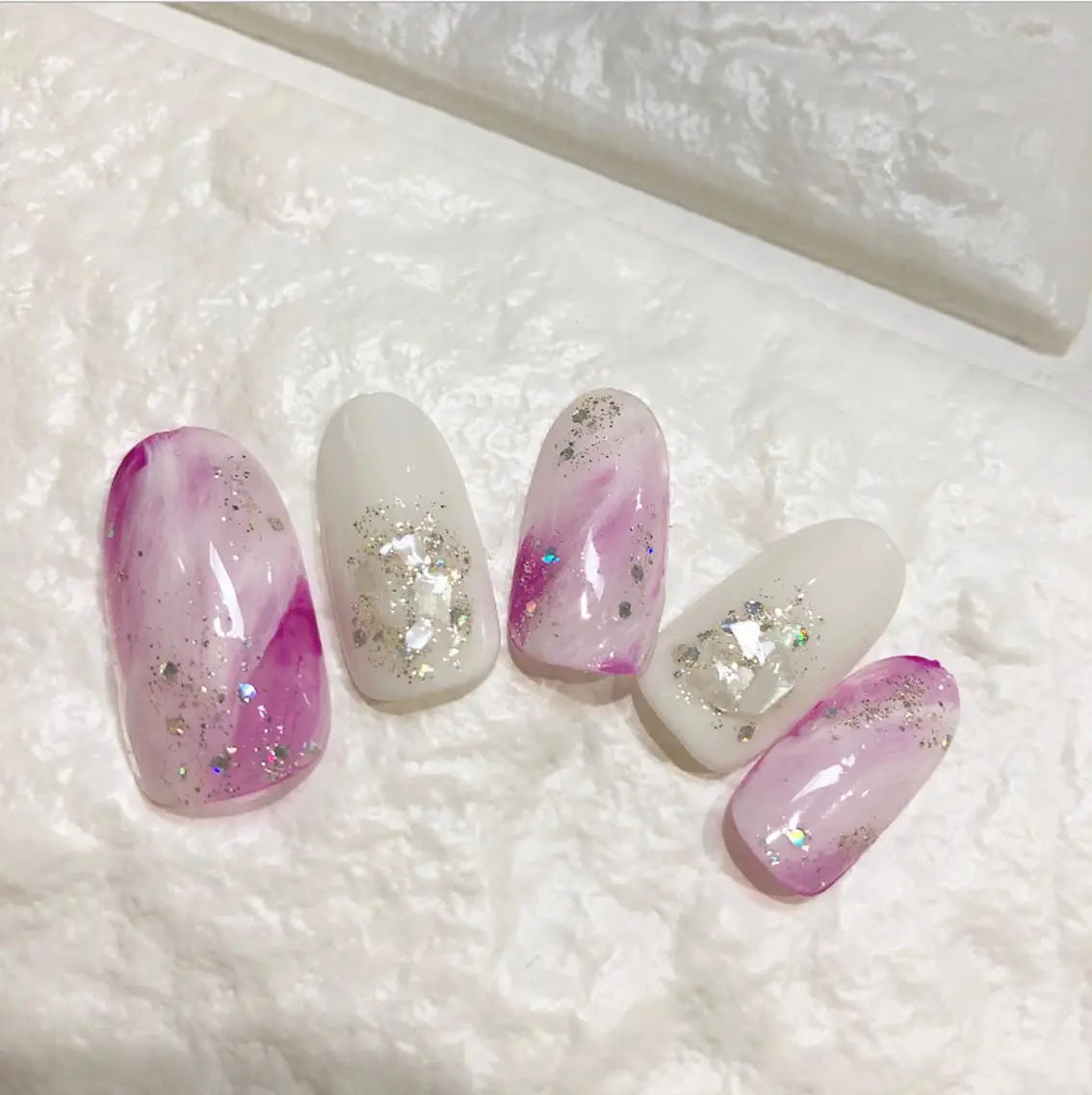 ネイル アートネイル ニュアンスネイル オフィスネイル rina eye&nailのマツエク・マツパデザイン