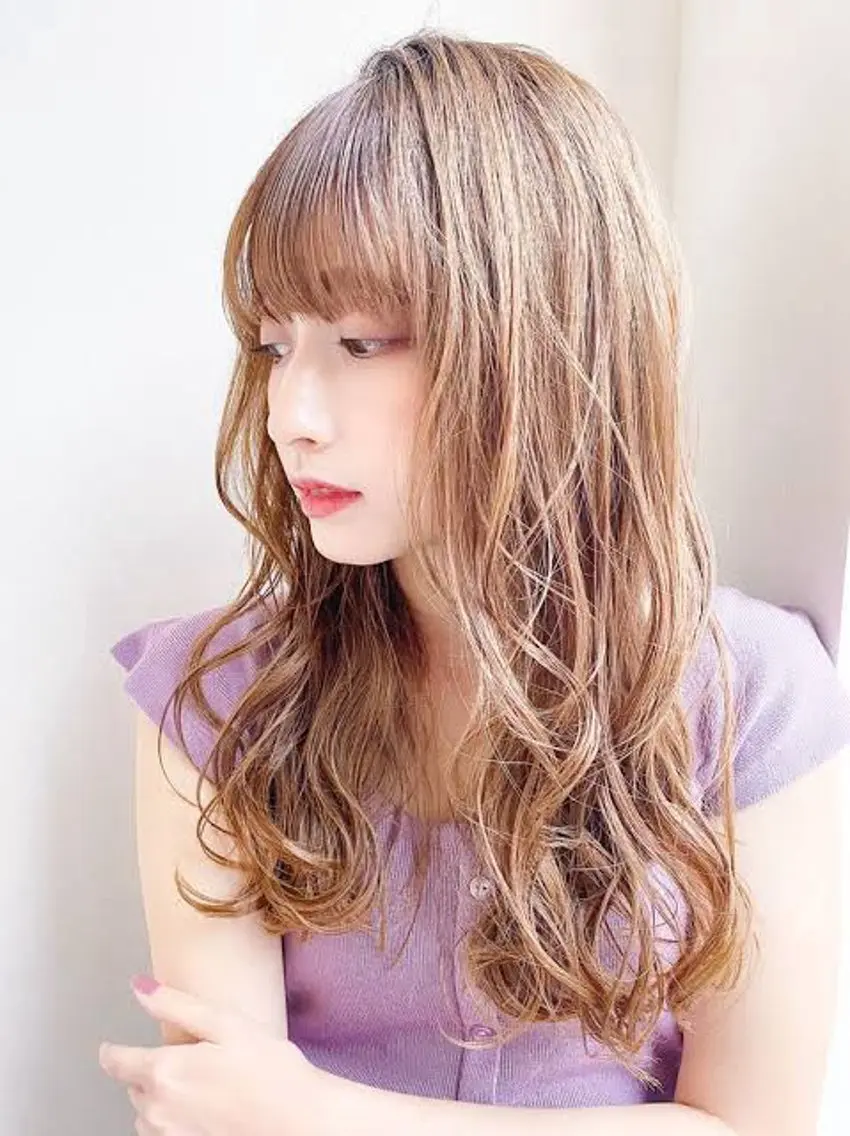 ロング パーマ ヘアメイク金坂 /カットカラー/のヘアスタイル
