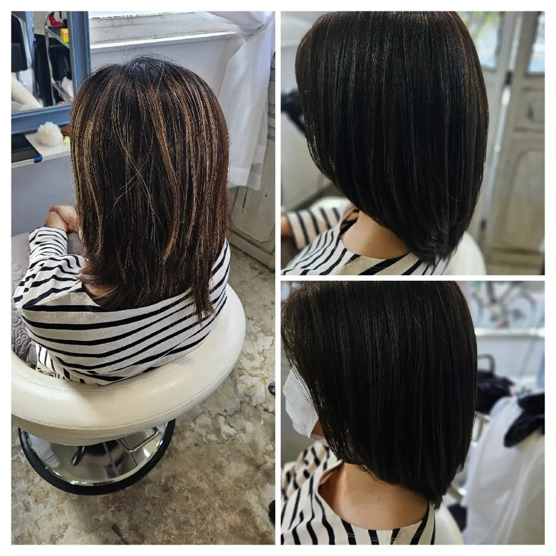 カラー ハイライトカラー 熊野 タイソンのヘアスタイル