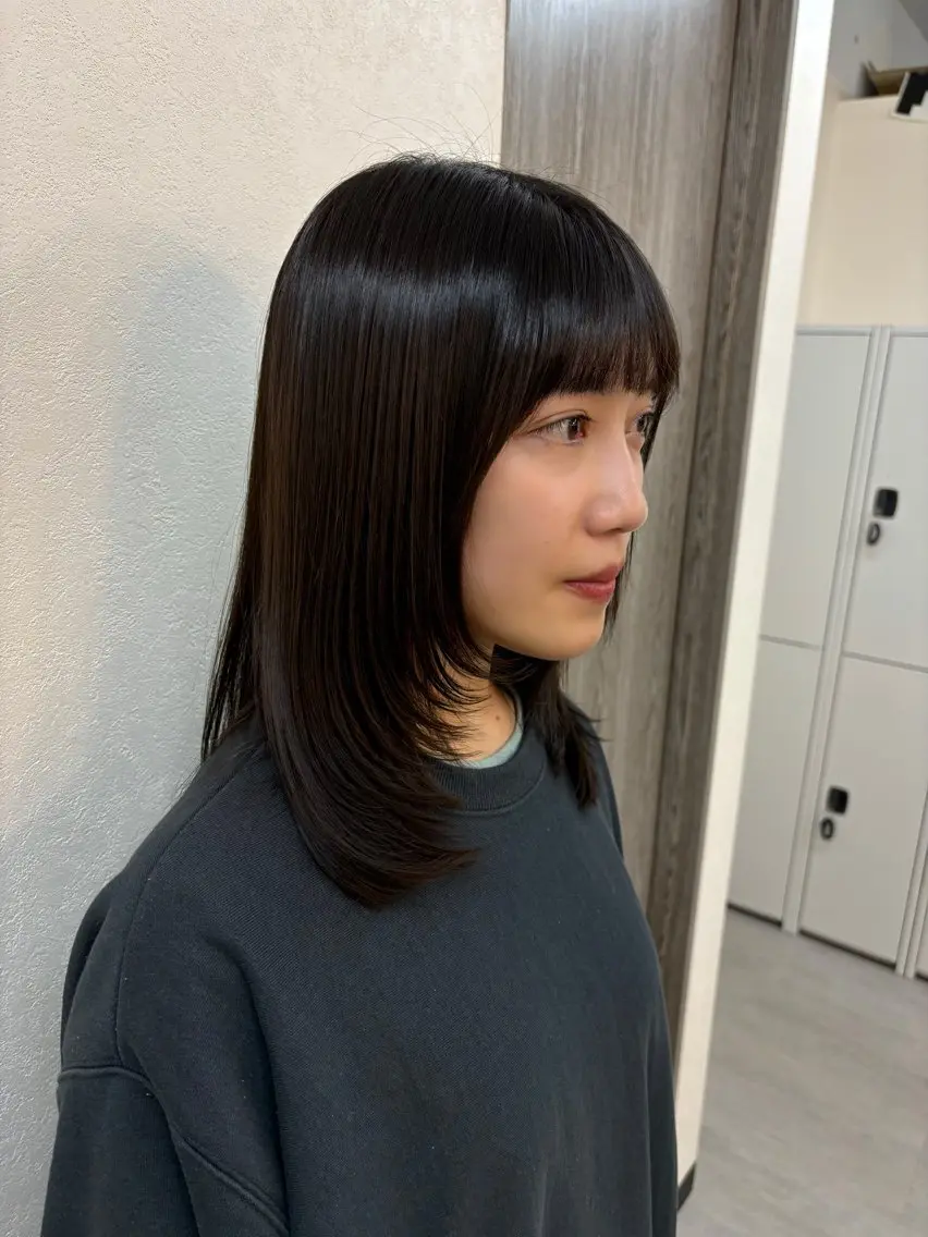 ミディアム 顔周りカット Rune 🫧のヘアスタイル