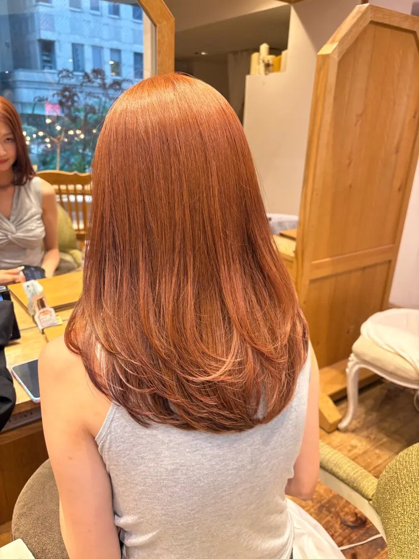 ミディアム ヘアカラー きょうか✨ ハイライト募集中のヘアスタイル