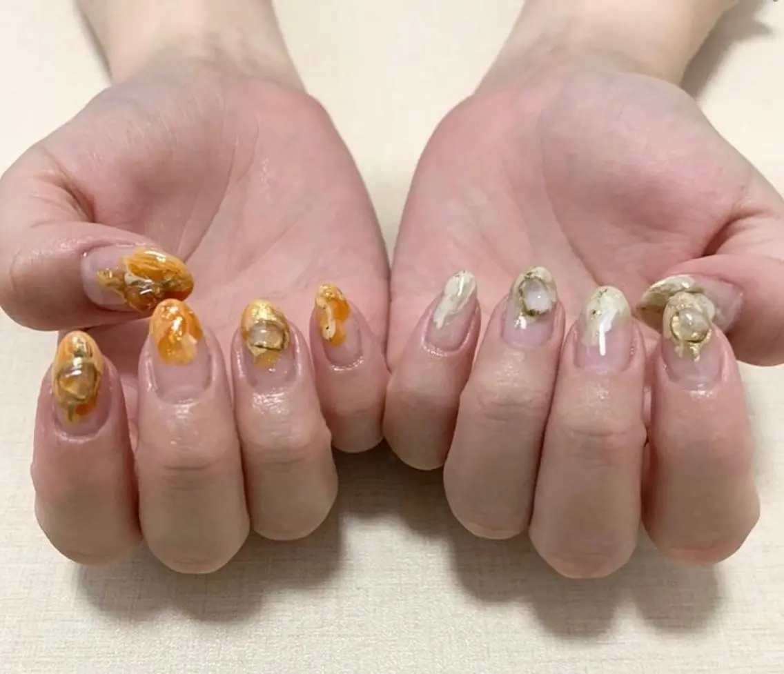 ネイル ニュアンスネイル わたなべ さやかのネイルデザイン