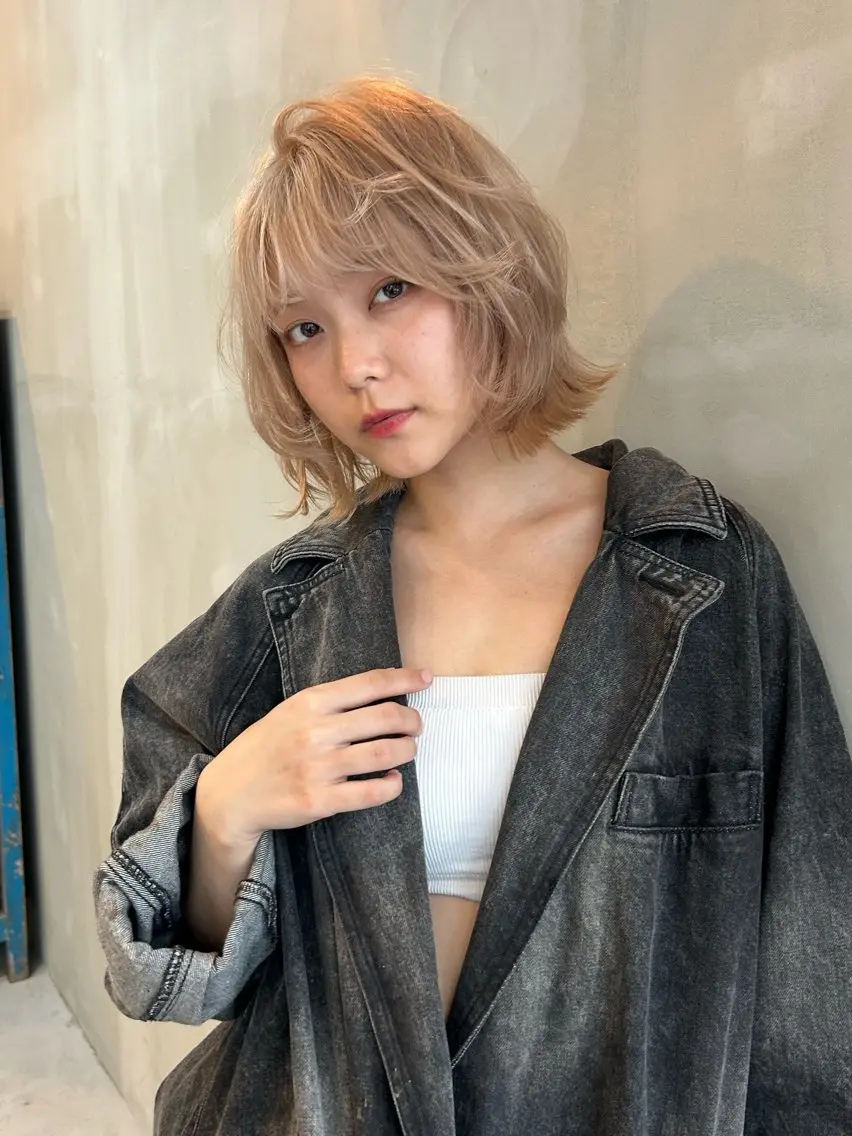 ショート カラー ショート/ボブ/ 心斎橋/宮脇美奈のヘアスタイル