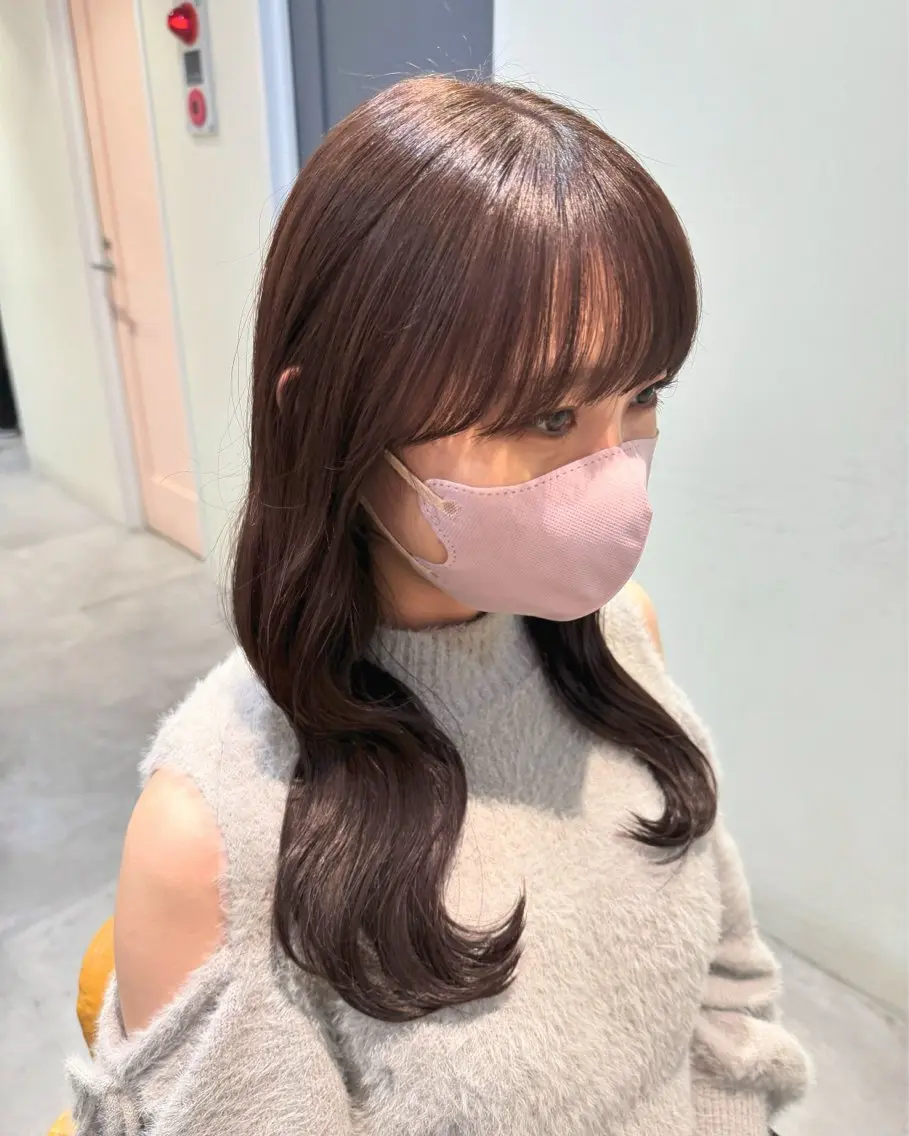 ロング カラー グレージュ ayaka♡ 柔らかカラーのヘアスタイル