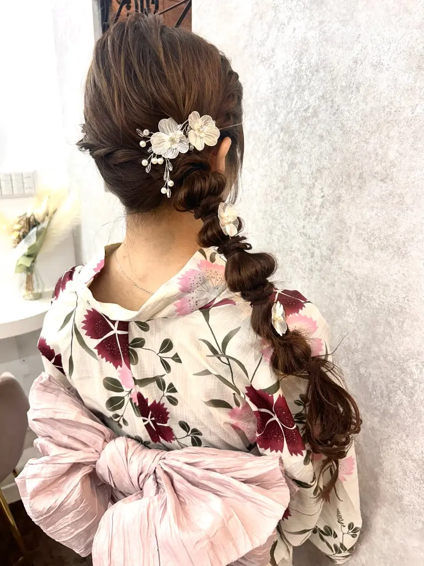 ヘアアレンジ ヘアセット ななかヘアセット/ ワンカラー🪄のヘアスタイル