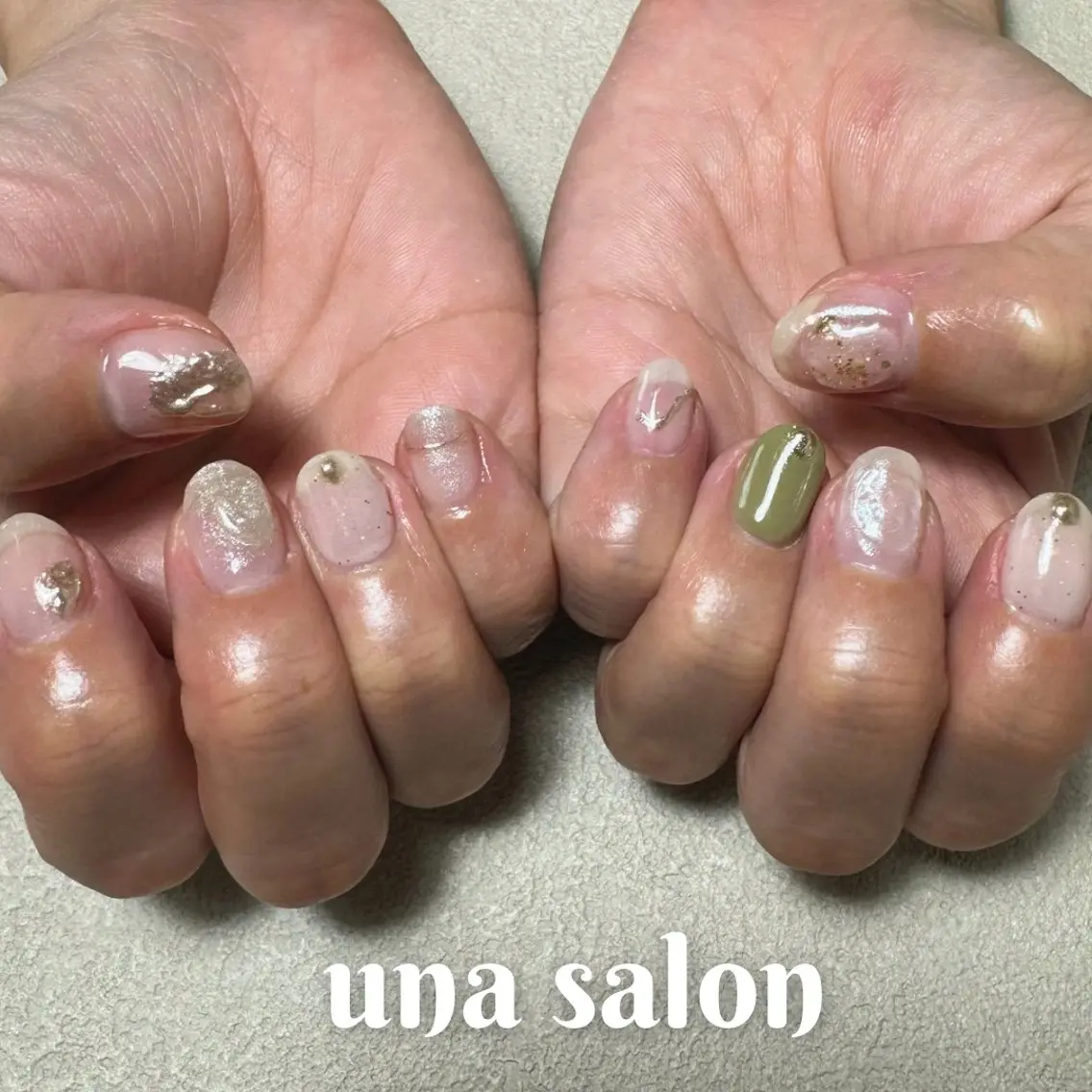 ネイル ニュアンスネイル una salon / ネイル&顔脱毛のネイルデザイン
