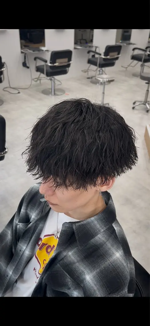 パーマ メンズ カットモデル募集中 新潟万代/ 蒼太朗のヘアスタイル