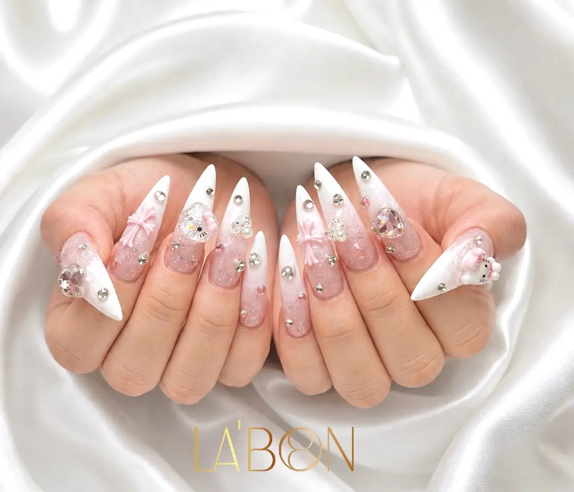ネイル ロングネイル スカルプネイル Labon Nails Artのネイルデザイン