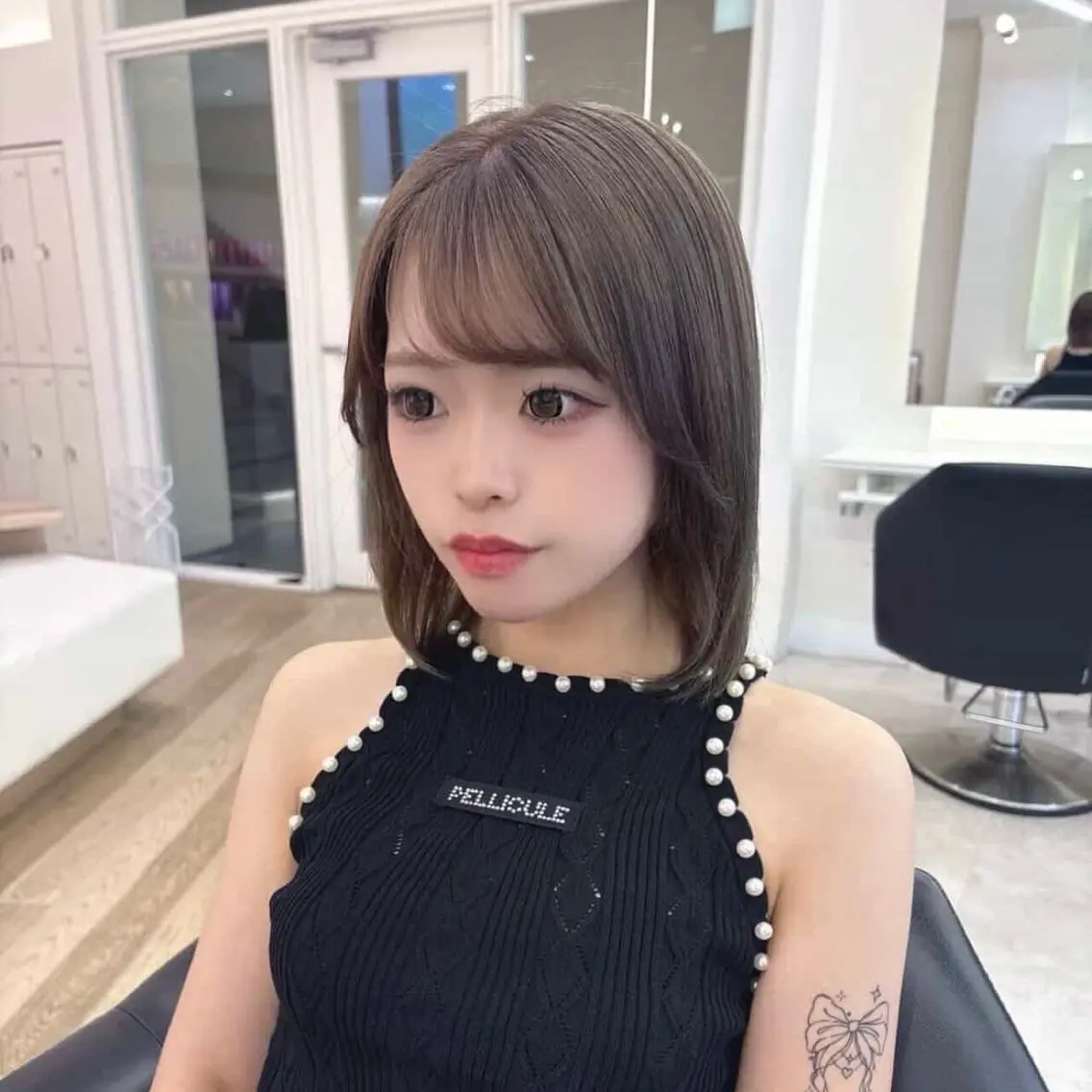 ミディアム カラー ヘアカラー ParveMix /楠本結菜🤍のヘアスタイル