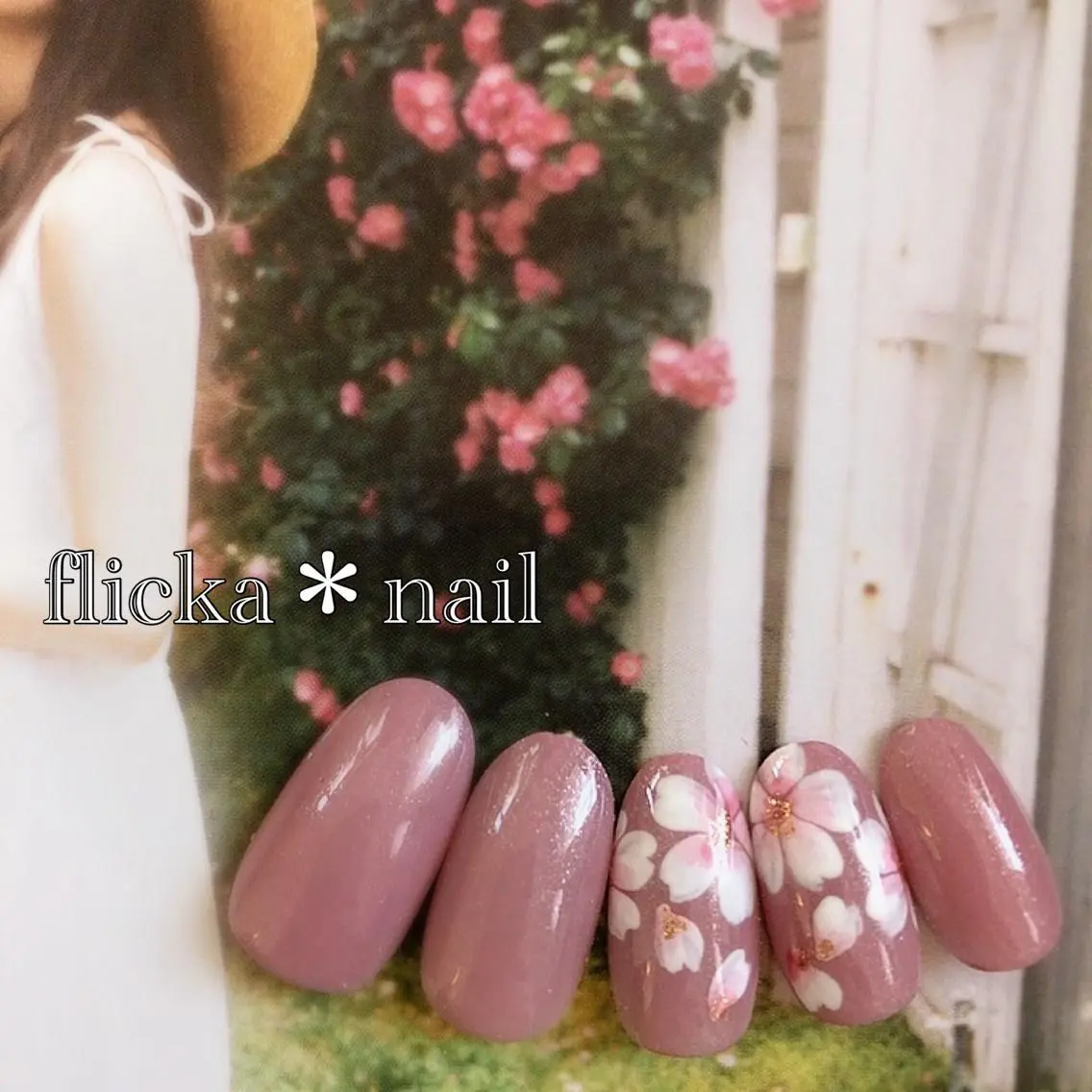 ネイル 桜ネイル ハンドネイル flicka* nailのネイルデザイン