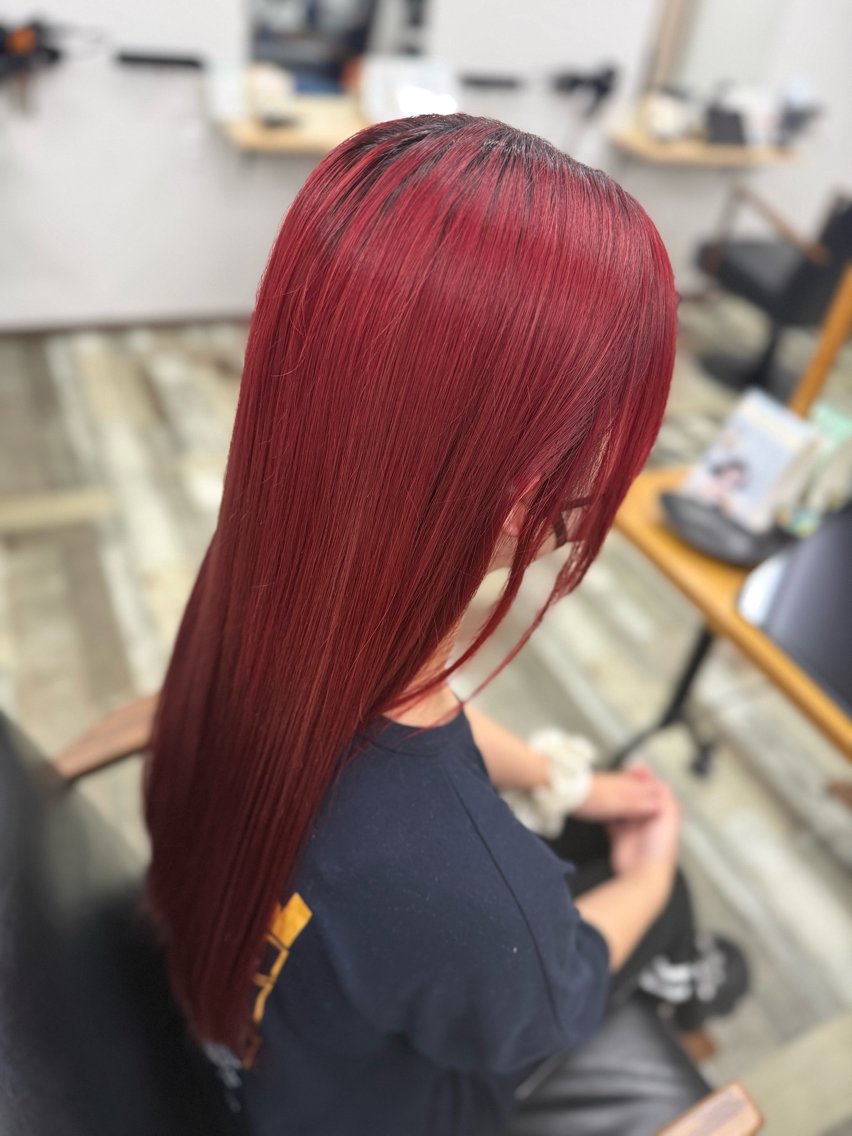 ロング ヘアカラー トリートメント WAVE/中西 広人のヘアスタイル