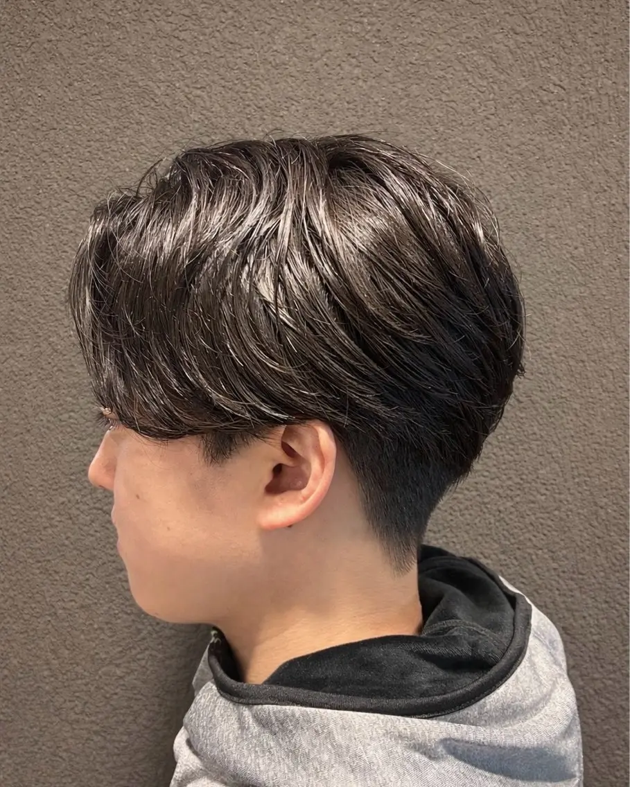 ショート パーマ メンズ マッシュ メンズパーマ カット パーマ 【YASUMURA】 髙井　透馬のヘアスタイル