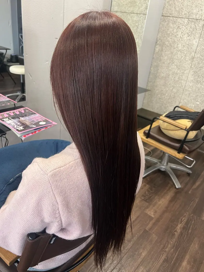 ロング カラー デザインカラー ハイライトカラー ハイトーンカラー ハイライト ヘアカラー トリートメント terra🌈大久保 睦美のヘアスタイル