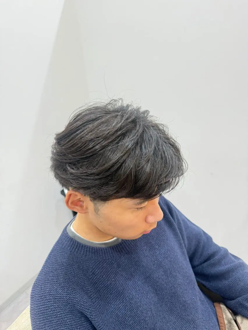 {新規U24限定🕊️}【メンズ】カット+パーマ/ニュアンス/次回40%OFFクーポン付きの写真