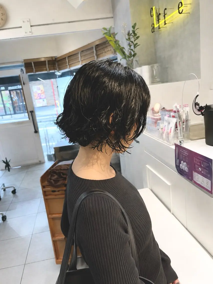 ショート パーマ 🌼西島 彩香🌼のヘアスタイル