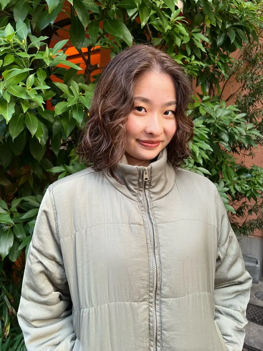 ミディアム ミディアムパーマ RITZY ヒヨリのヘアスタイル