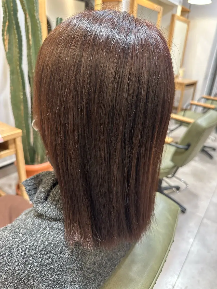 ミディアム カラー desirbeaux 横尾のヘアスタイル