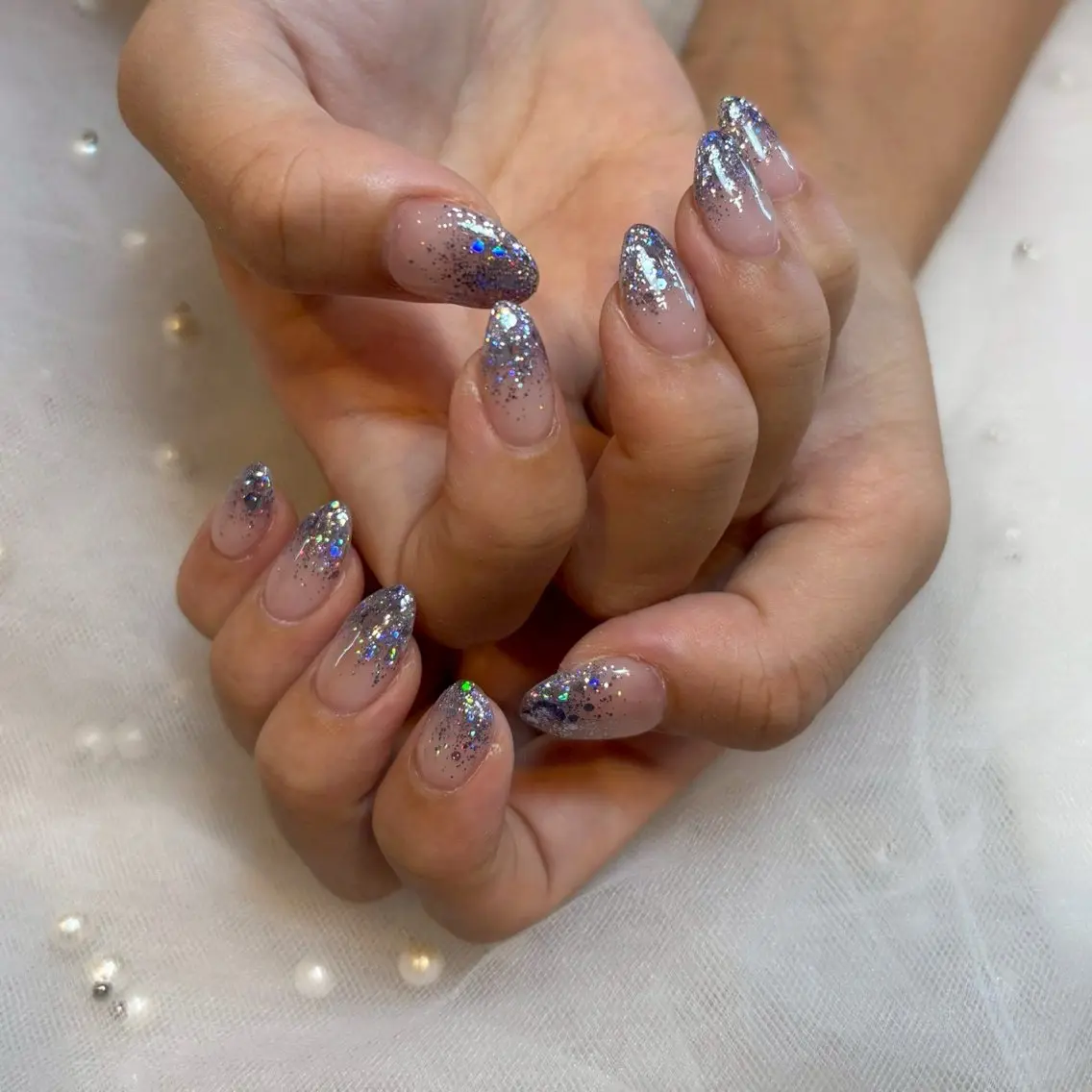 ミニモ特別価格✨️(オフ無し)ハンドワンカラーorラメグラ【フラッシュも🆗♡】💅※ドライケア込みの写真
