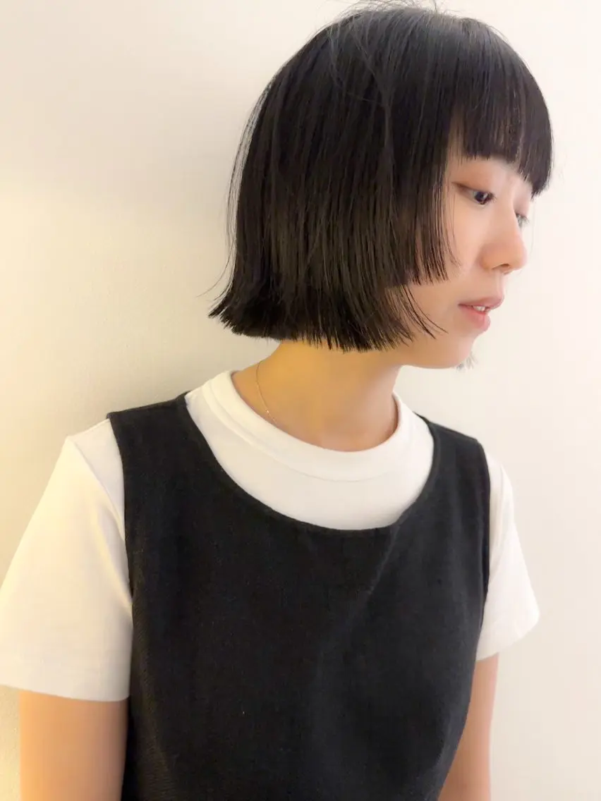 ショート カラー カット ヘアカラー トリートメント 大宮 / ボブ特化 永井竜也のヘアスタイル