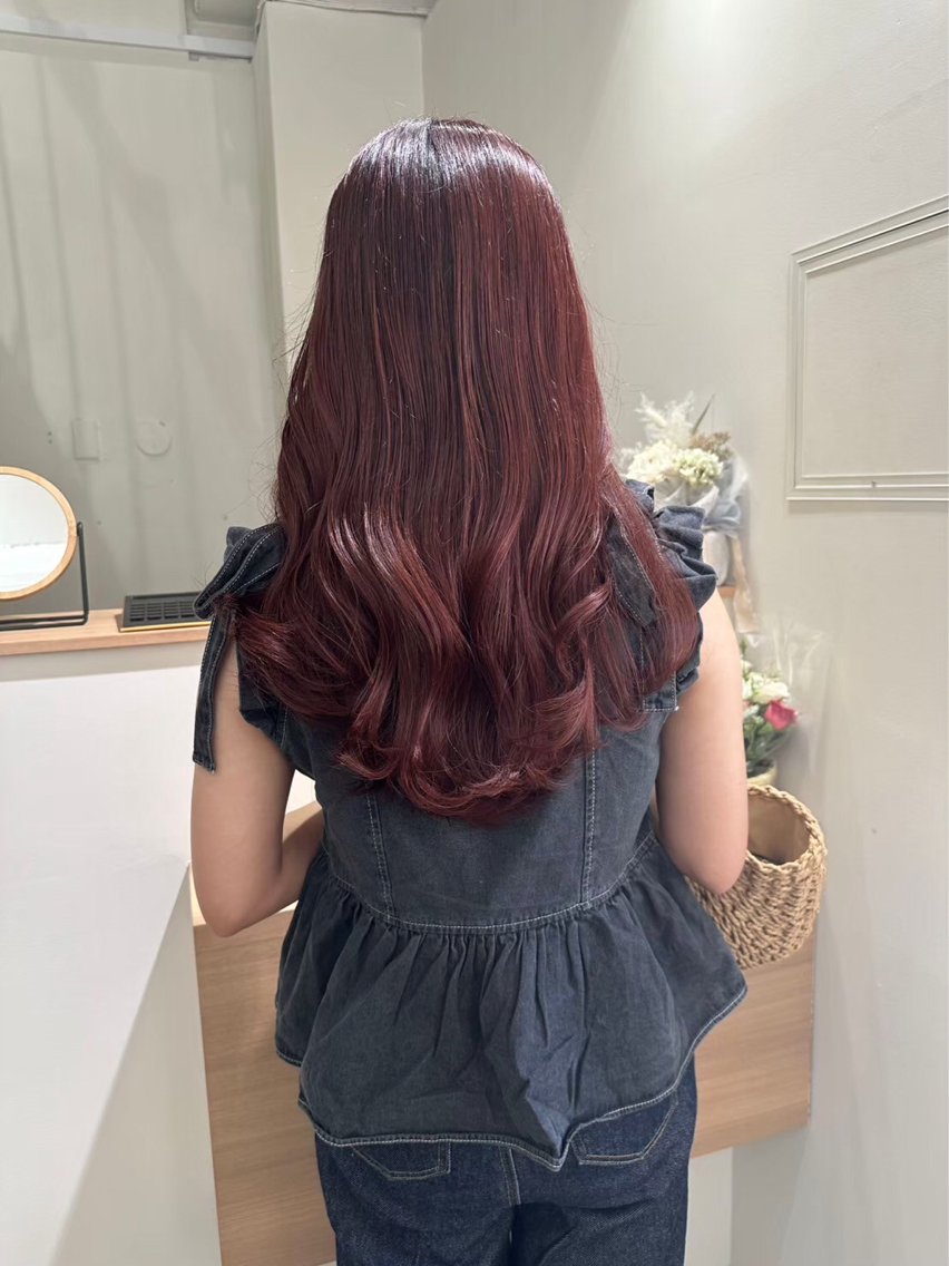 セミロング カラー attrait 塚口店のヘアスタイル