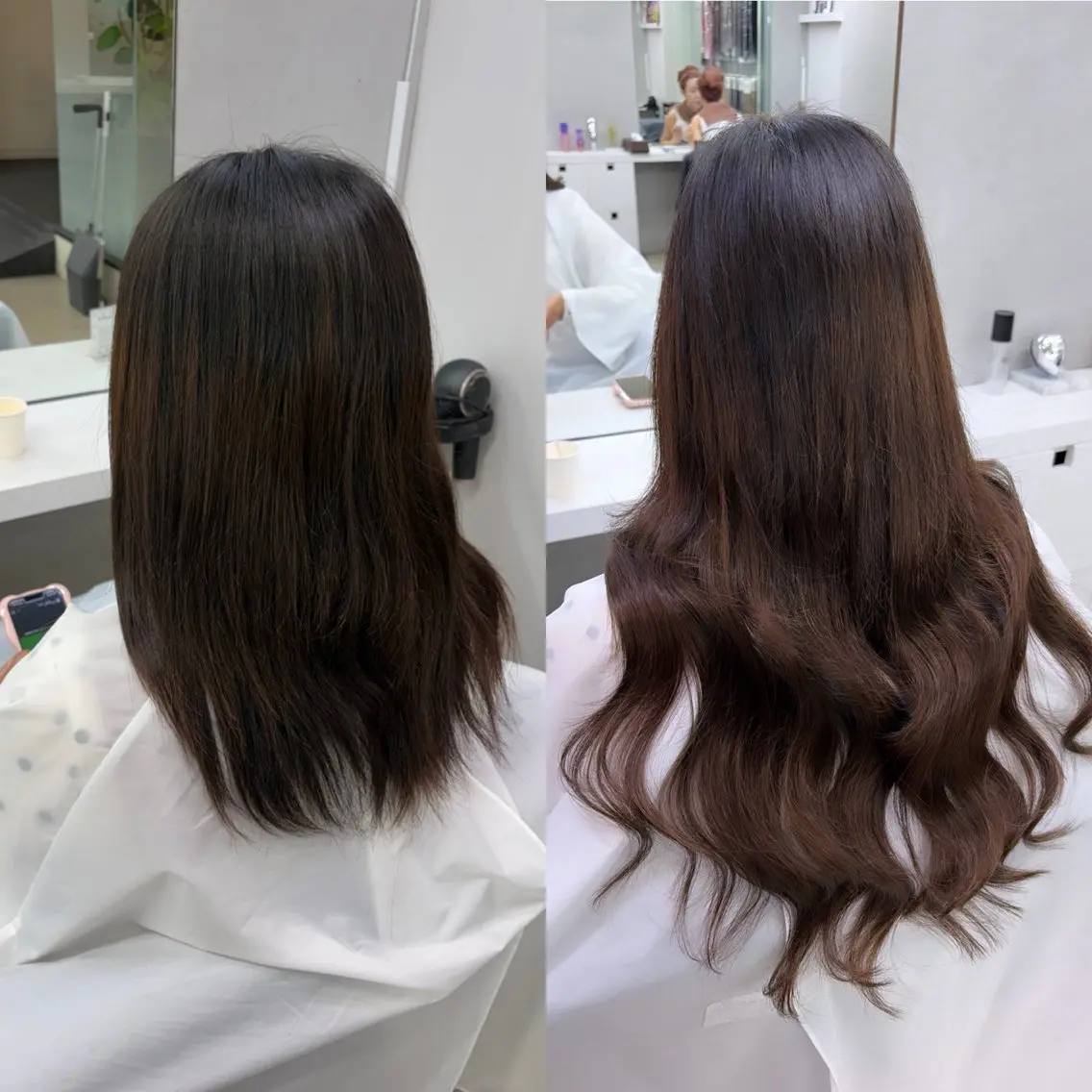 ロング uiki シールエクステのヘアスタイル