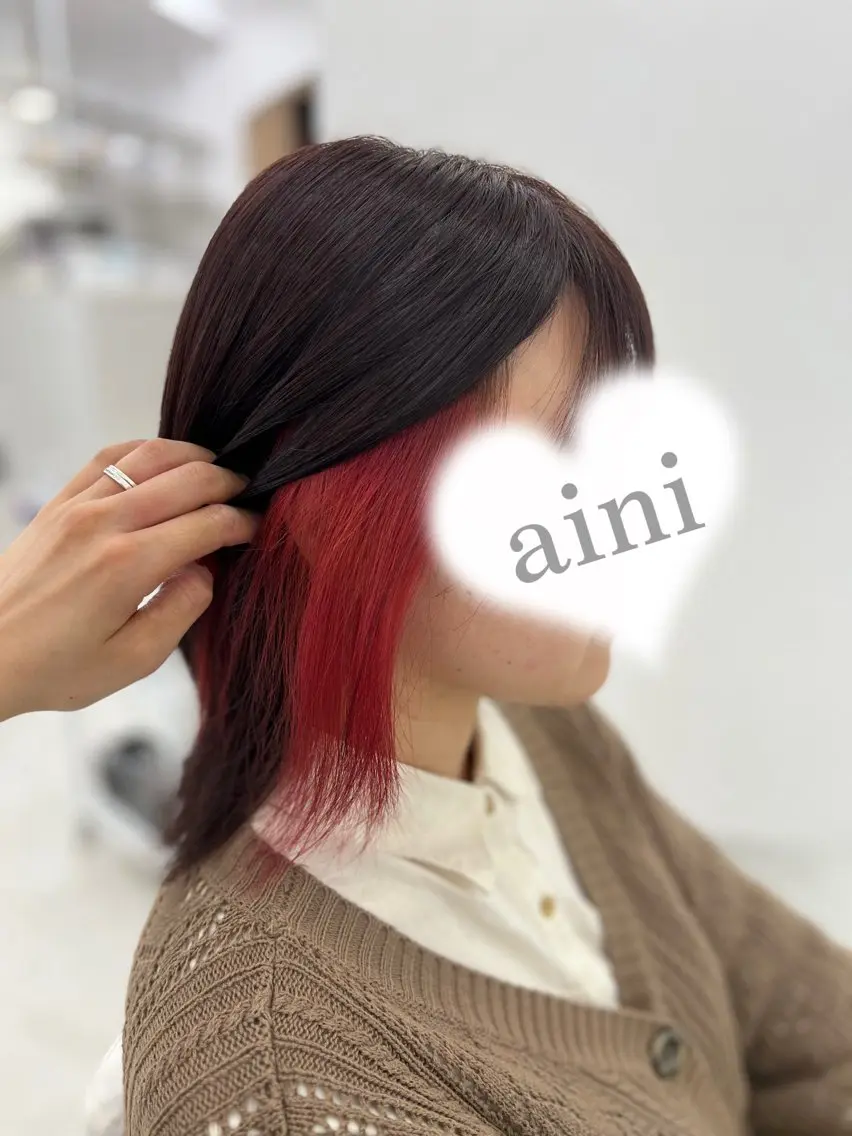 ショート カラー カット ヘアカラー トリートメント ✄﻿aini天王寺 ✄﻿ゆ乃のヘアスタイル
