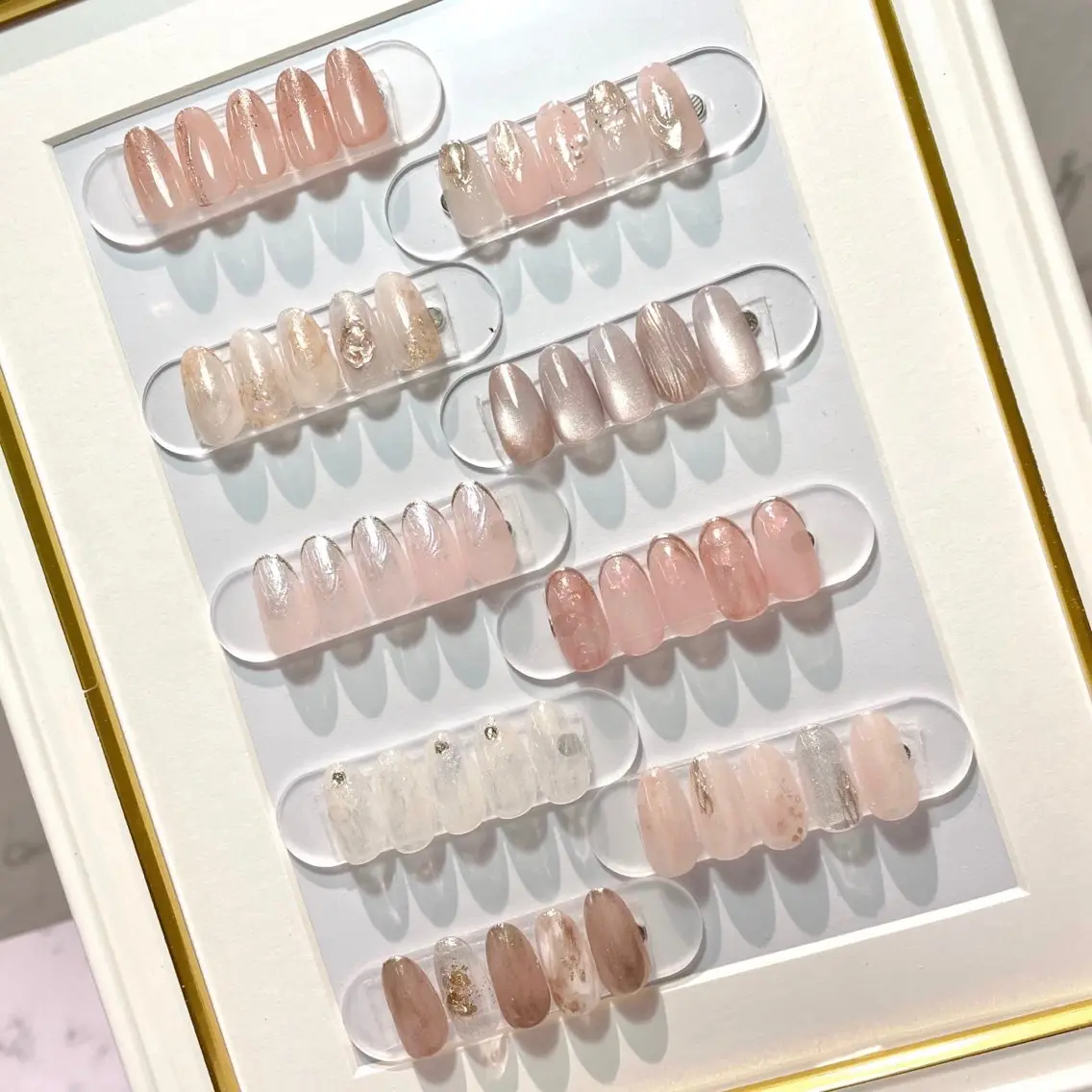 ネイル ジェルネイル ニュアンスネイル オフィスネイル パラジェル k-two nailのネイルデザイン