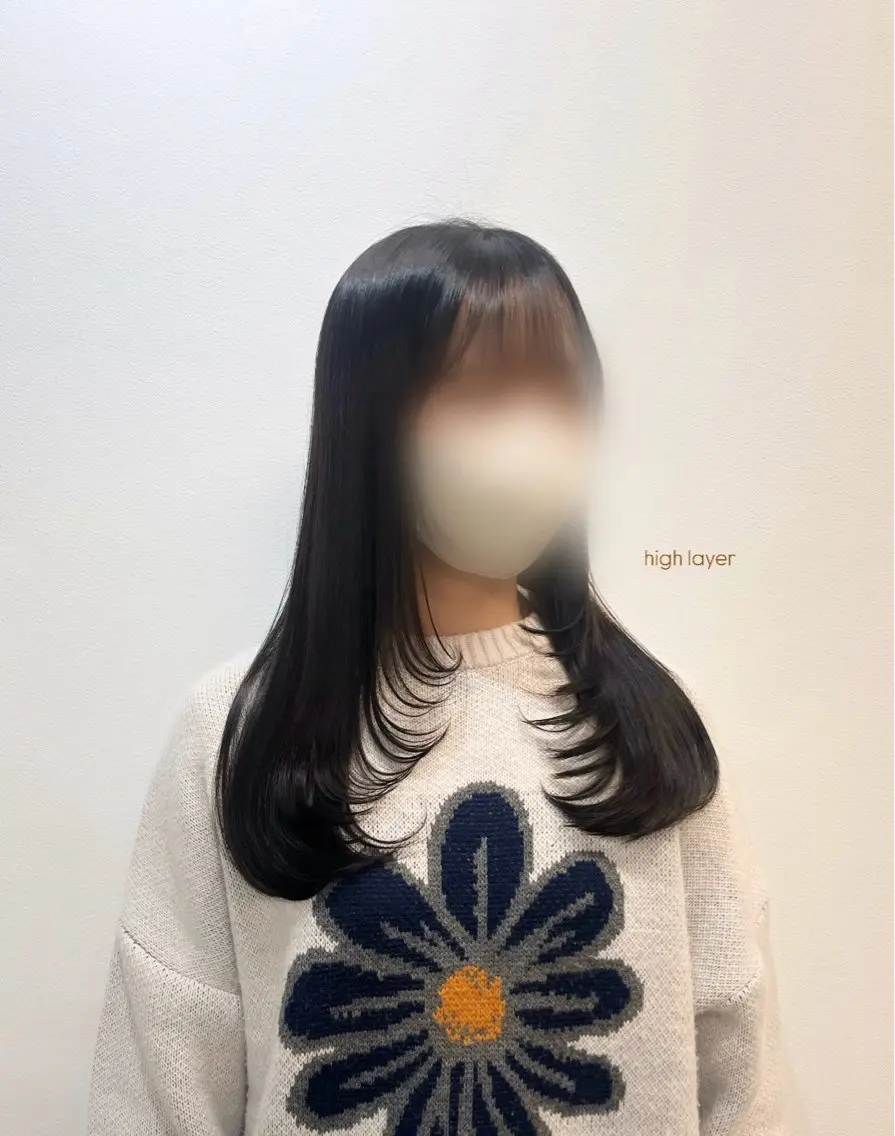 🎀韓国レイヤー/ 🫧透明感カラーのヘアスタイル