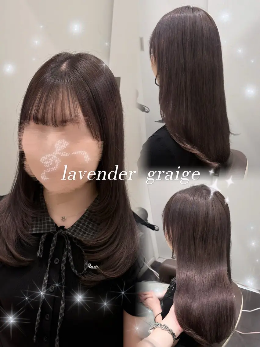 セミロング カラー ヘアアレンジ ヘアカラー ･˚✧すずね˚✧* ♡のヘアスタイル