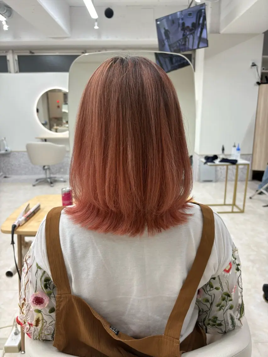 ミディアム ナチュラルヘア🦋 のの  YECCAのヘアスタイル
