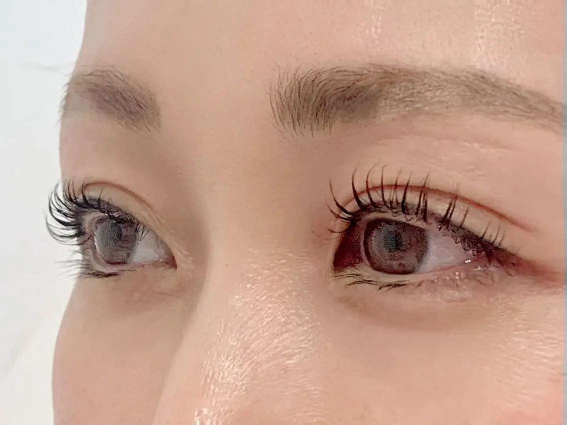 まつ毛パーマ 美容液仕上げ✨の写真