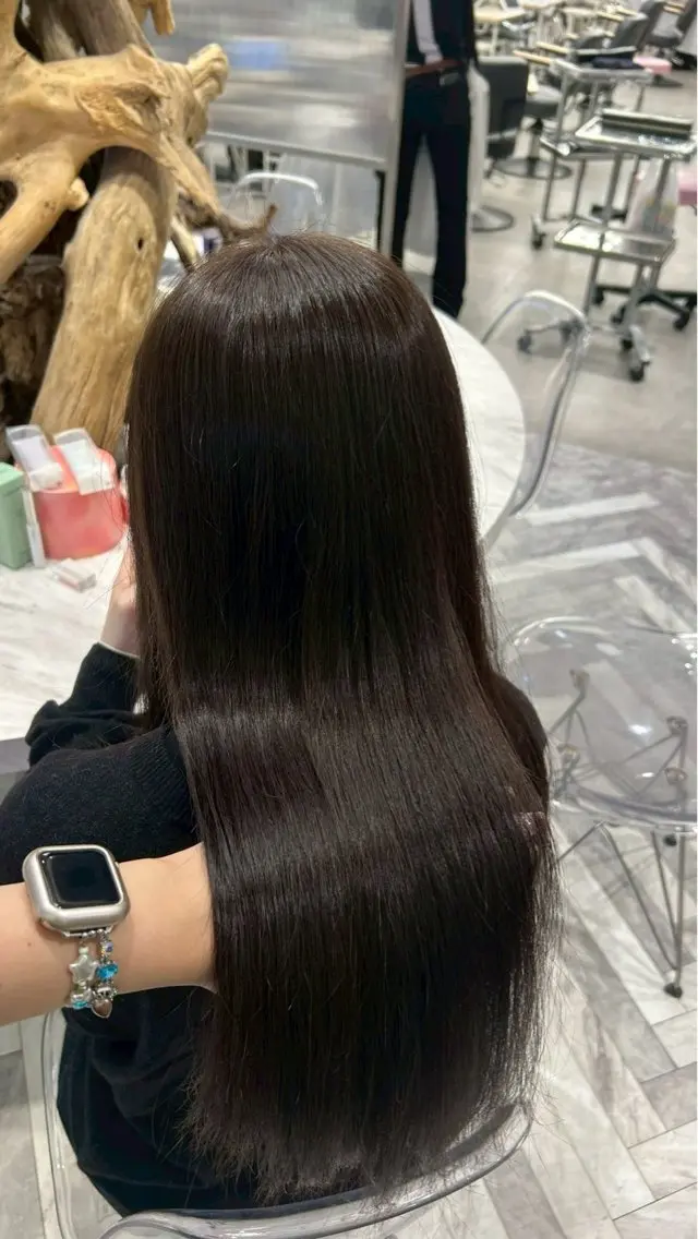 ロング カラー ヘアカラー himari💜 暖色/レイヤーカットのヘアスタイル