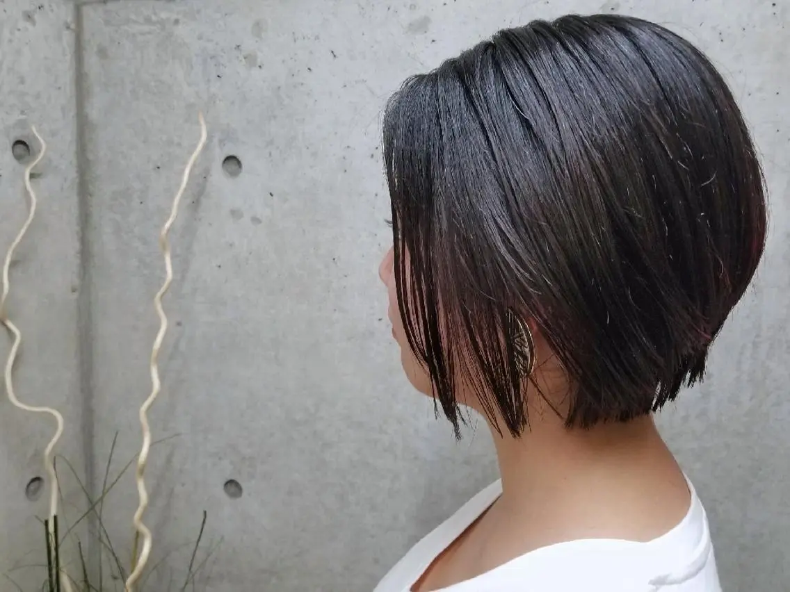 ミディアム ショートボブ ボブ フリーランス 和田のヘアスタイル