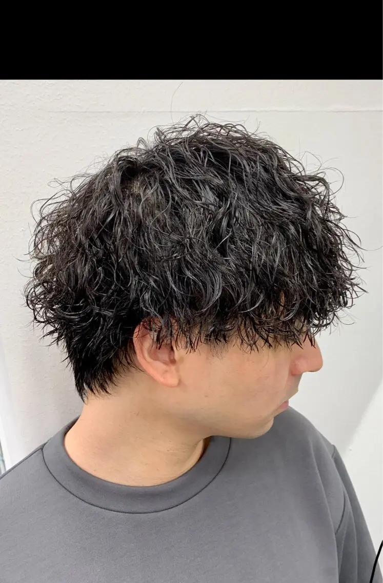 パーマ メンズ カット パーマ シャドウパーマ/ メンズ/KENTAのヘアスタイル