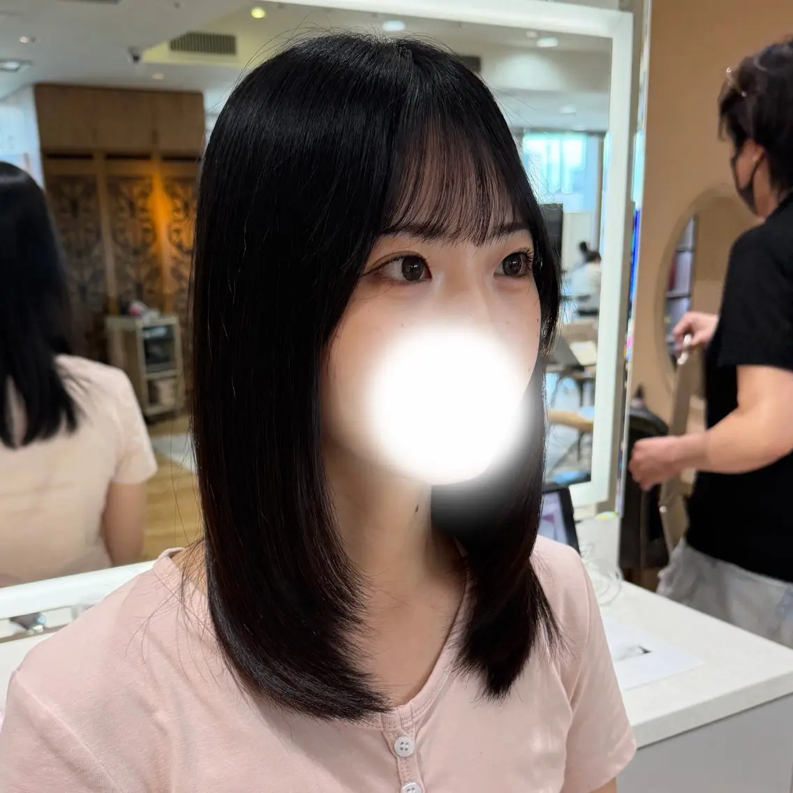 ロング 齋藤 俊知のヘアスタイル