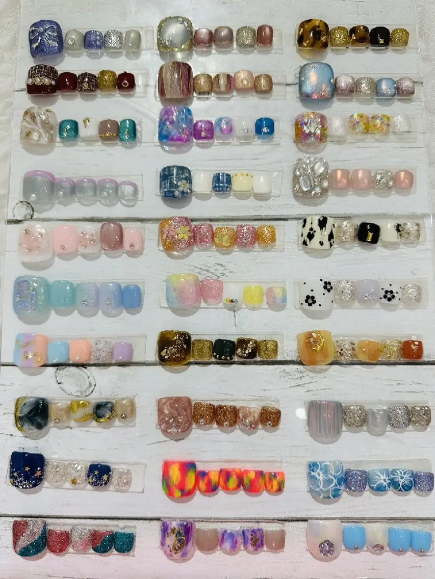 フットデザインネイル♪フットバス込みの写真