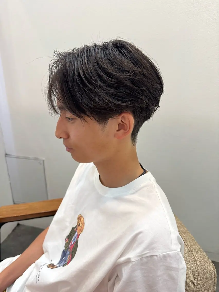 ショート パーマ ヘアアレンジ メンズ カット ヘアセット 🔥メンズ特化🔥 木村 祐太のヘアスタイル