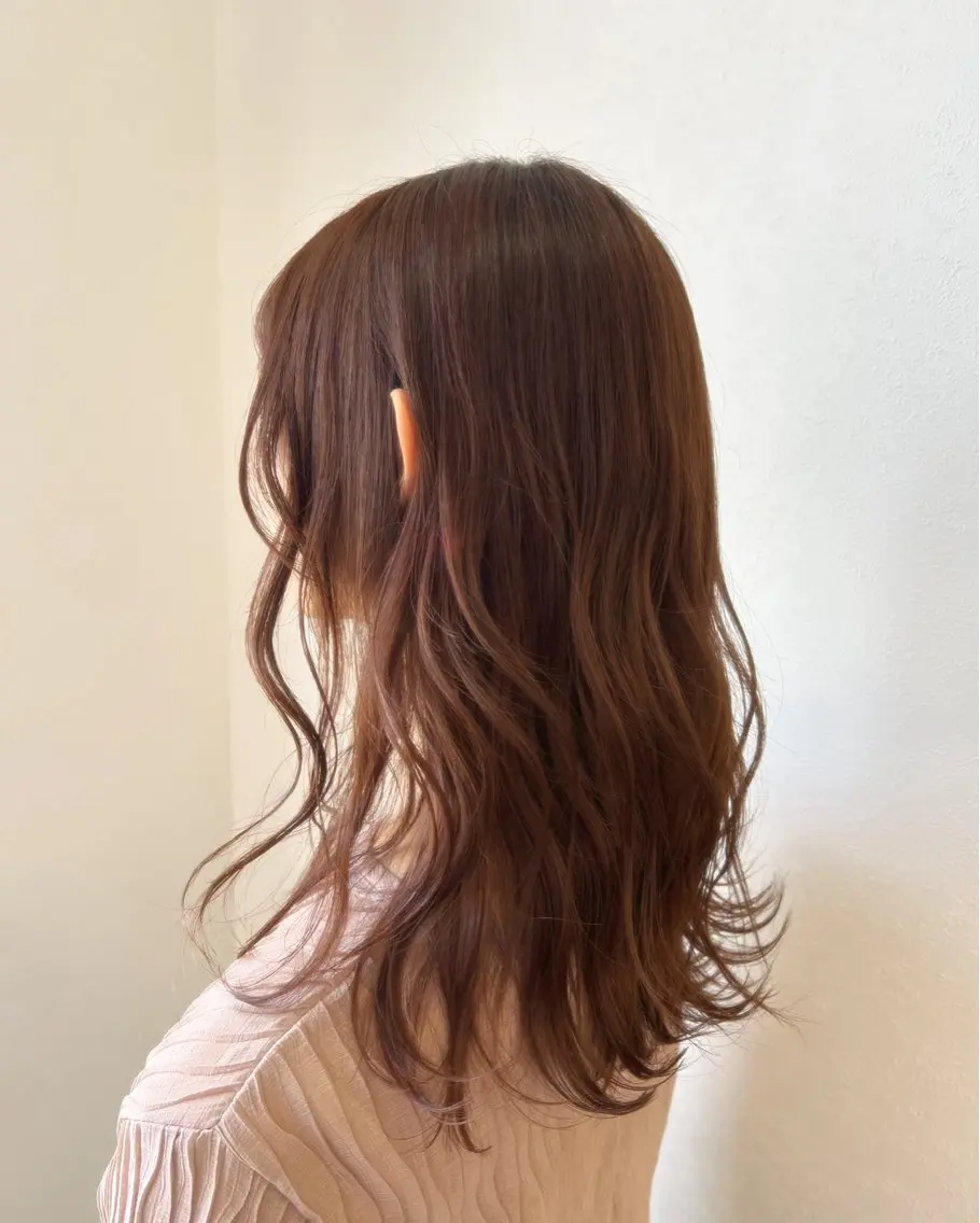 セミロング カラー ヘアカラー 鈴木 拓海のヘアスタイル