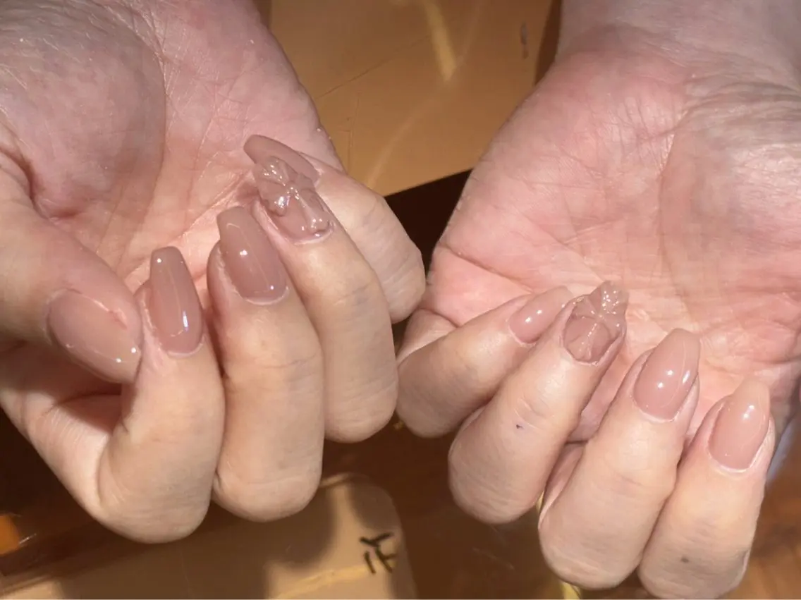 ネイル アートネイル オーロラネイル チークネイル 長さ出し フレンチネイル ハンドネイル ハンドケア Yumi Nail Seiのネイルデザイン